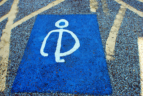Handicap Parking Symbol - freehand (1)