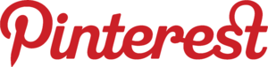 Red Pinterest logo